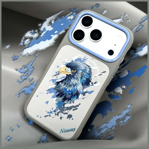  Apple iPhone 17 Pro Max / 18 Pro Max szürke Nimmy Eagle MagSafe védőtok - 7