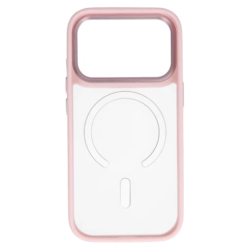  iPhone 18 Pro rózsaszín Liavec Cloudy Case fém kamerakerettel - 4