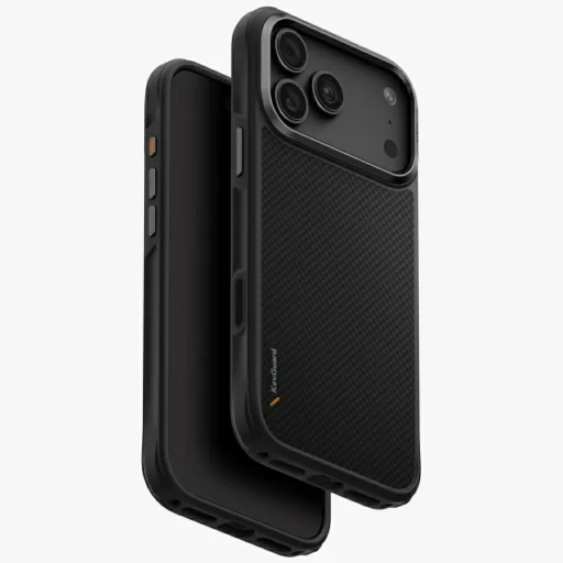 iPhone 18 Pro Max / 17 Pro Max čierny ochranný kryt UNIQ Keva MagClick - 1