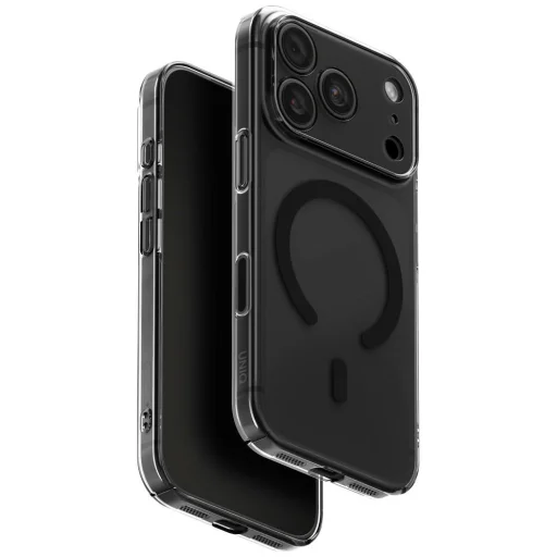 iPhone 18 Pro / 17 Pro čierne puzdro UNIQ Airsuit Magclick s podporou bezdrôtového nabíjania - 1