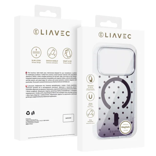  iPhone 18 Pro Max lila Liavec Bubble védőtok - 5