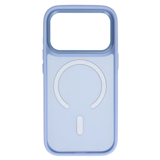  iPhone 18 Pro Max világoskék Liavec Cloudy Case fém kamerakeretes hátlaptok - 3