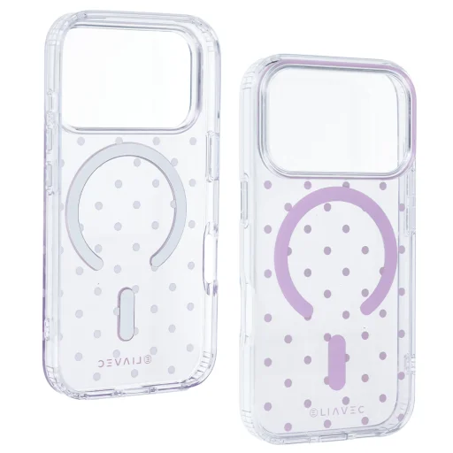 Ružový ochranný kryt Liavec Bubble pre iPhone 18 Pro - 2