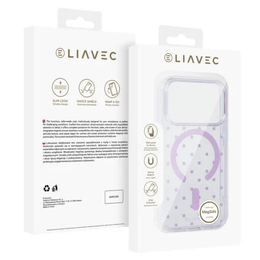 Ružový ochranný kryt Liavec Bubble pre iPhone 18 Pro - 5