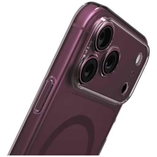 Apple iPhone 18 Pro Max / 17 Pro Max bordový UNIQ Airsuit Magclick Charging pevný zadný kryt - 4
