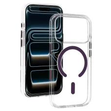 iPhone 18 Pro fialové puzdro Liavec Pure Case s tlačidlom na ovládanie fotoaparátu