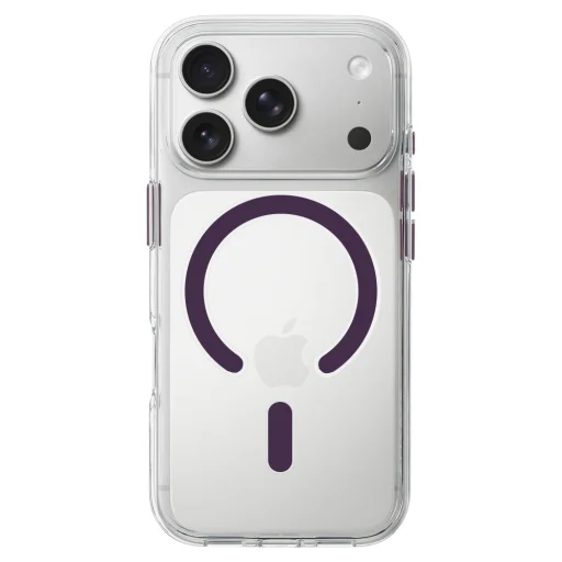 iPhone 18 Pro fialové puzdro Liavec Pure Case s tlačidlom na ovládanie fotoaparátu - 3
