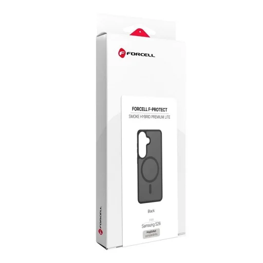  Samsung Galaxy S26 fekete Forcell F-Protect Smoke Hybrid Premium Lite tok, MagSafe kompatibilis - 15