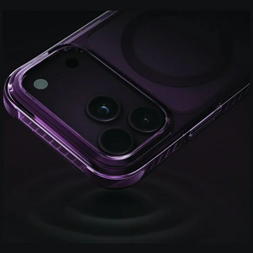 iPhone 18 Pro / 17 Pro bordový UNIQ Combat MagClick ochranný kryt - 6