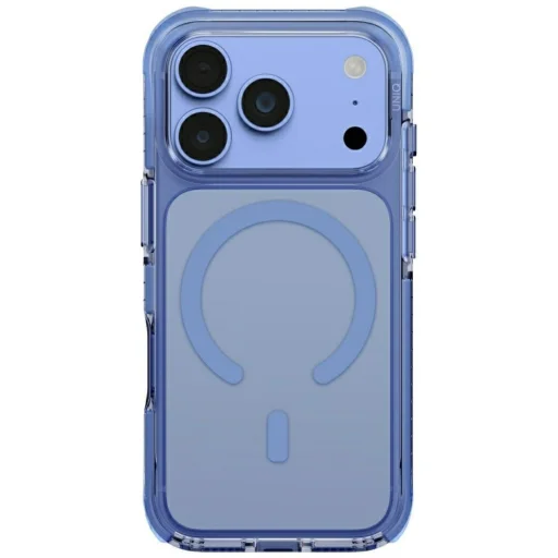 Modrý ochranný kryt UNIQ Combat Magclick Charging pre iPhone 18 Pro / 17 Pro - 2