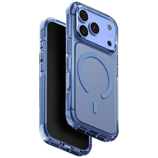 Modrý ochranný kryt UNIQ Combat Magclick Charging pre iPhone 18 Pro / 17 Pro - 1
