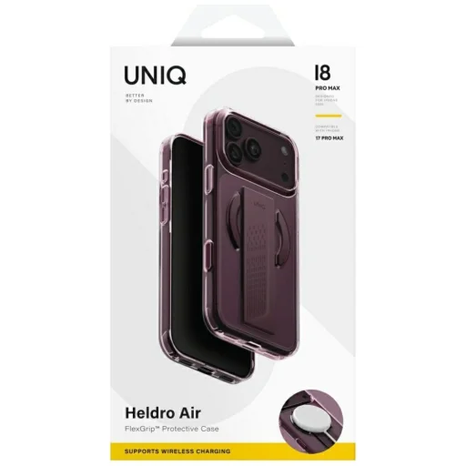 Apple iPhone 18 Pro Max / 17 Pro Max bordové puzdro UNIQ Heldro Air Magclick - 9