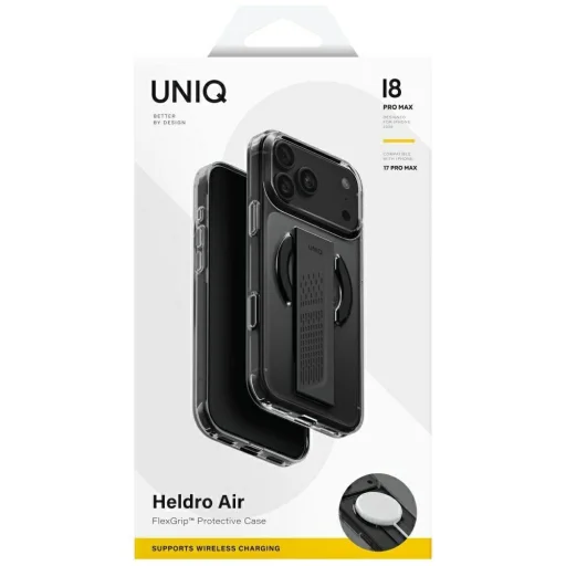 iPhone 18 Pro Max / 17 Pro Max dymový zadný kryt UNIQ Heldro Air MagClick - 9