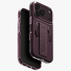 iPhone 18 Pro / 17 Pro burgundský UNIQ Heldro Air MagClick ochranný kryt