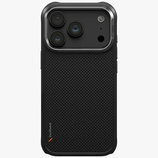 iPhone 18 Pro / 17 Pro čierne puzdro UNIQ Keva s podporou nabíjania Magclick - 2