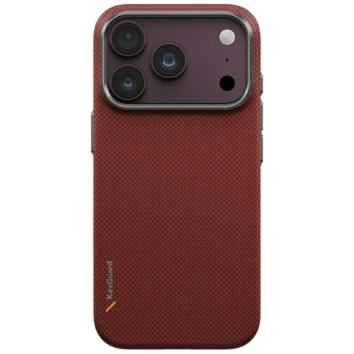 iPhone 18 Pro / 17 Pro červené puzdro UNIQ Keva EDGE MagClick - 2