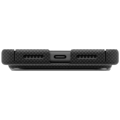 iPhone 18 Pro Max / 17 Pro Max čierne puzdro UNIQ Keva EDGE s podporou MagClick - 4