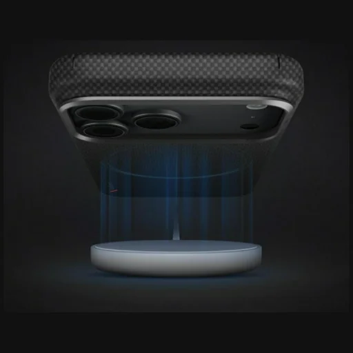Apple iPhone 18 Pro Max / 17 Pro Max červené puzdro UNIQ Keva EDGE s podporou nabíjania Magclick - 6