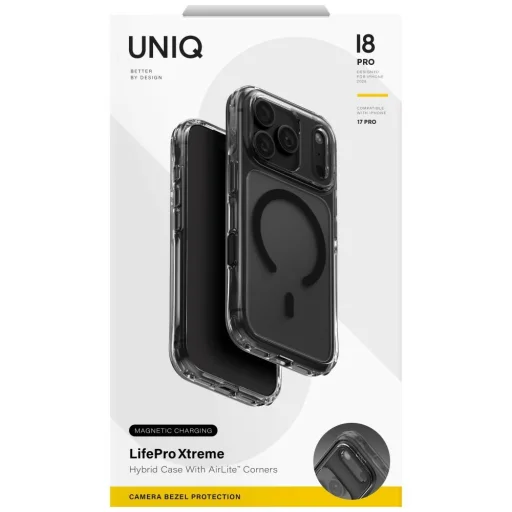 iPhone 18 Pro / 17 Pro čierny ochranný kryt UNIQ LifePro Xtreme MagClick - 5