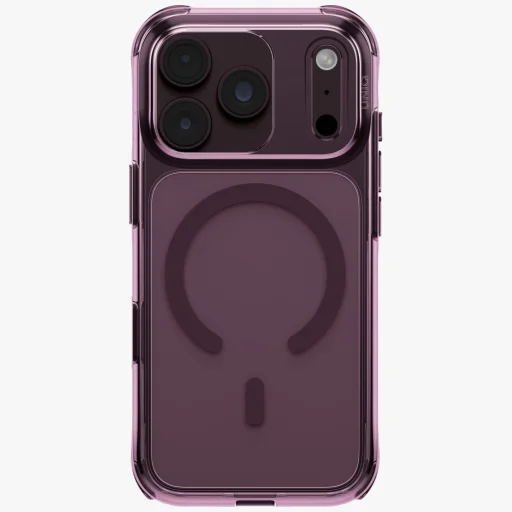  iPhone 18 Pro / 17 Pro bordó UNIQ LifePro Xtreme Magclick Charging tok - 2