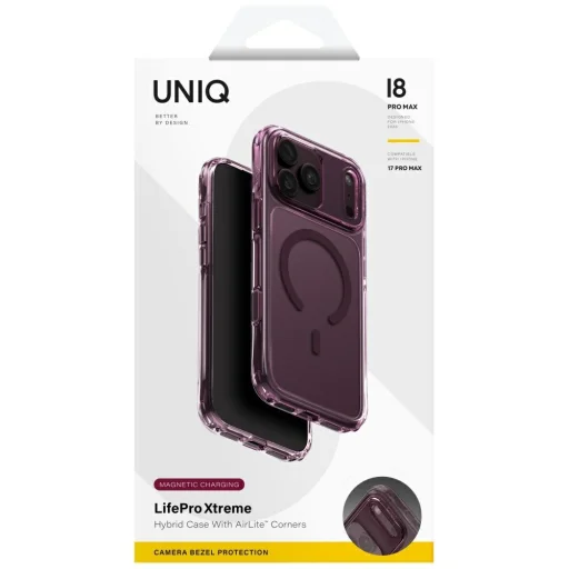 iPhone 18 Pro Max / 17 Pro Max bordové puzdro UNIQ LifePro Xtreme Magclick Charging - 9
