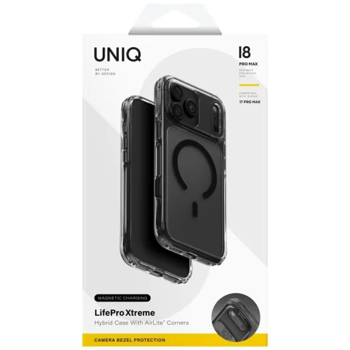 iPhone 18 Pro Max / 17 Pro Max dymový zadný kryt UNIQ LifePro Xtreme Magclick Charging - 8