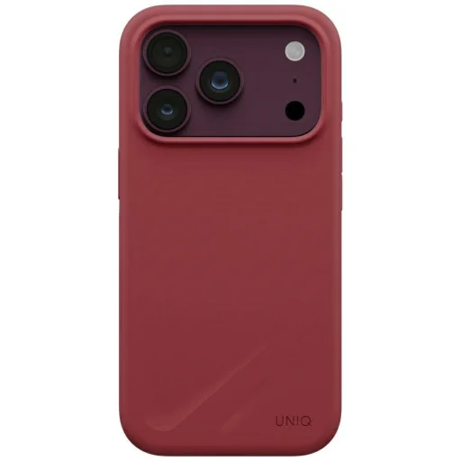 Modré puzdro UNIQ Lino pre iPhone 18 Pro / 17 Pro, kompatibilné s MagClick - 2