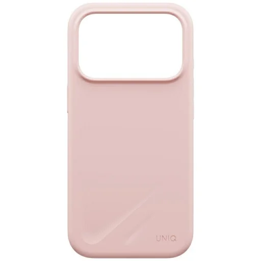 iPhone 18 Pro / 17 Pro svetloružové puzdro UNIQ Lino s podporou nabíjania MagClick - 3