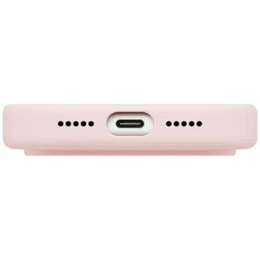 iPhone 18 Pro / 17 Pro svetloružové puzdro UNIQ Lino s podporou nabíjania MagClick - 5