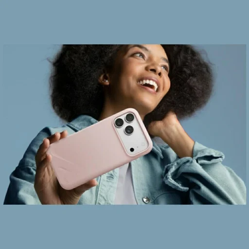 iPhone 18 Pro Max / 17 Pro Max svetloružové puzdro UNIQ Lino MagClick Charging - 6