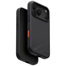  iPhone 18 Pro / 17 Pro szürke UNIQ Lino Magclick Charging tok