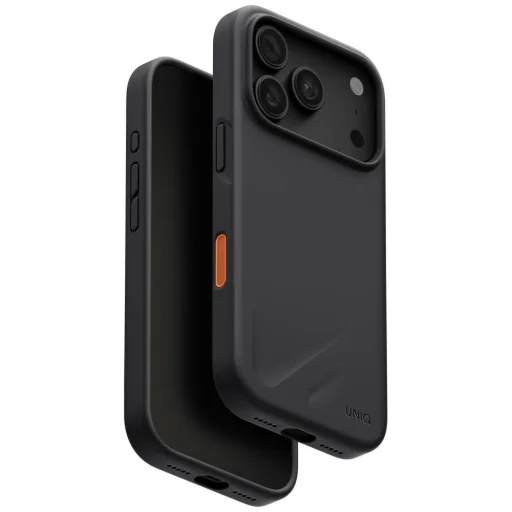  iPhone 18 Pro / 17 Pro szürke UNIQ Lino Magclick Charging tok - 1