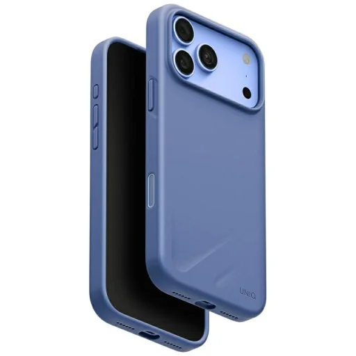 iPhone 18 Pro Max / 17 Pro Max modrý UNIQ Lino Magclick Charging ochranný kryt - 1