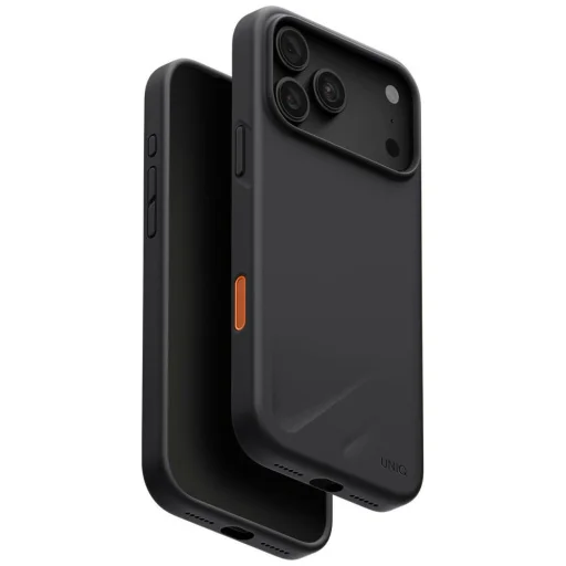  iPhone 18 Pro Max / 17 Pro Max szürke UNIQ Lino Magclick Charging tok - 1