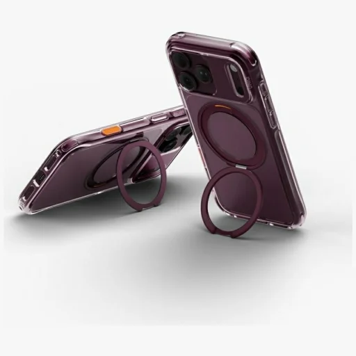 Apple iPhone 18 Pro / 17 Pro bordové puzdro UNIQ Swivix s 360-stupňovým otočným stojanom - 6