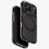 iPhone 18 Pro / 17 Pro Čierne puzdro UNIQ Swivix s 360-stupňovo otočným stojanom thumbnail