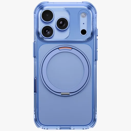 iPhone 18 Pro / 17 Pro modré puzdro UNIQ Swivix s 360° otočným stojanom - 2