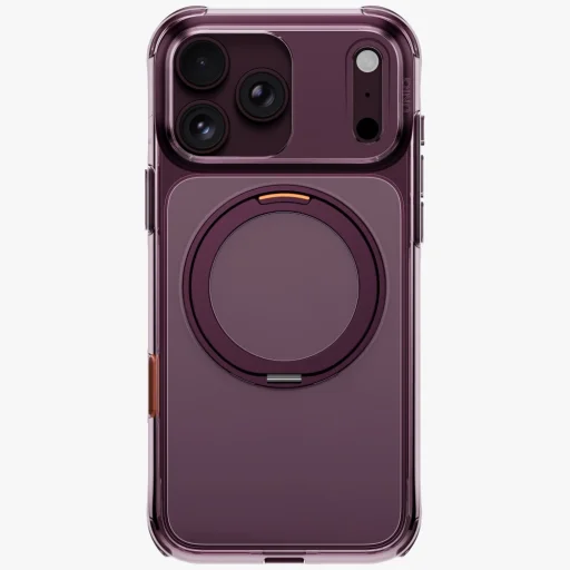 iPhone 18 Pro Max / 17 Pro Max bordové puzdro UNIQ Swivix otočné o 360° so stojanom - 2