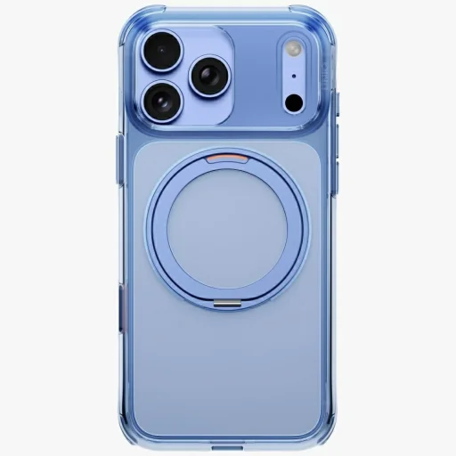 iPhone 18 Pro Max / 17 Pro Max Modré UNIQ Swivix puzdro s 360° otočným stojanom - 2