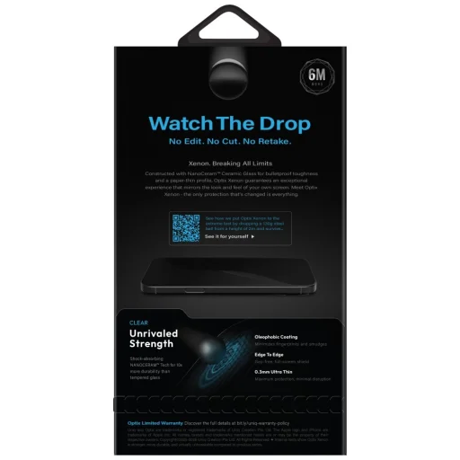 iPhone 18 Pro Max UNIQ Optix Xenon Nanoceram keramické ochranné sklo - 6