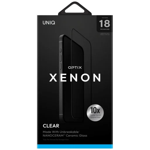 iPhone 18 Pro Max UNIQ Optix Xenon Nanoceram keramické ochranné sklo - 7