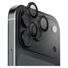 iPhone 18 Pro / iPhone 18 Pro Max čierna ochrana šošoviek fotoaparátu UNIQ Optix AluGuard DX2