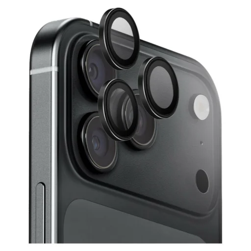 iPhone 18 Pro / iPhone 18 Pro Max čierna ochrana šošoviek fotoaparátu UNIQ Optix AluGuard DX2 - 1