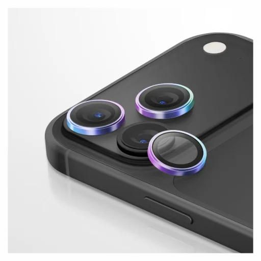 iPhone 18 Pro / iPhone 18 Pro Max irizujúce UNIQ Optix AluGuard DX2 ochranné sklo na šošovku fotoaparátu - 4
