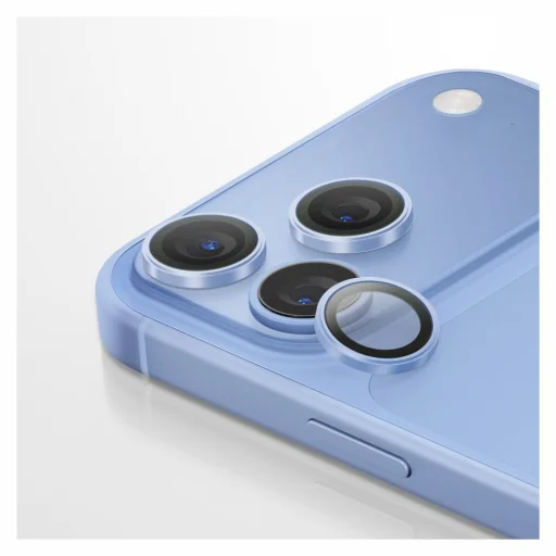 iPhone 18 Pro / iPhone 18 Pro Max modrá UNIQ Optix AluGuard DX2 ochrana šošoviek fotoaparátu - 4
