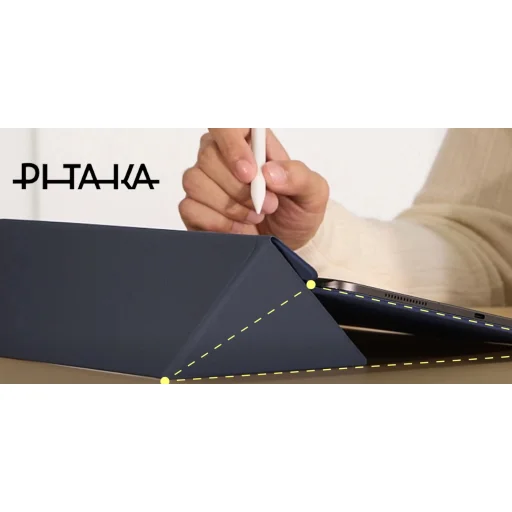 iPad Air 11" M2/M3/M4 modré flipové puzdro PITAKA MagEZ Folio 3 - 7