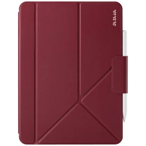 iPad Air 11" (M2/M3/M4) karmínovo červené otváracie puzdro PITAKA MagEZ Folio 3 - 1