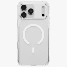 iPhone 18 Pro Max / 17 Pro Max puzdro UNIQ LifePro Xtreme s magnetickým nabíjaním Magclick, priehľadné/trblietavé