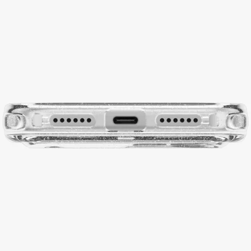 iPhone 18 Pro Max / 17 Pro Max puzdro UNIQ LifePro Xtreme s magnetickým nabíjaním Magclick, priehľadné/trblietavé - 5