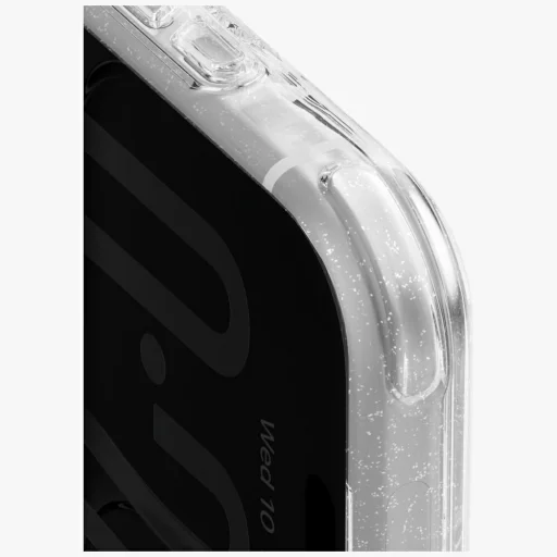 iPhone 18 Pro Max / 17 Pro Max puzdro UNIQ LifePro Xtreme s magnetickým nabíjaním Magclick, priehľadné/trblietavé - 6
